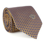 Daemon Silk Tie // Yellow + Navy