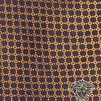 Daemon Silk Tie // Yellow + Navy