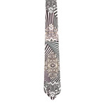 Tantalus Silk Tie // Black + White