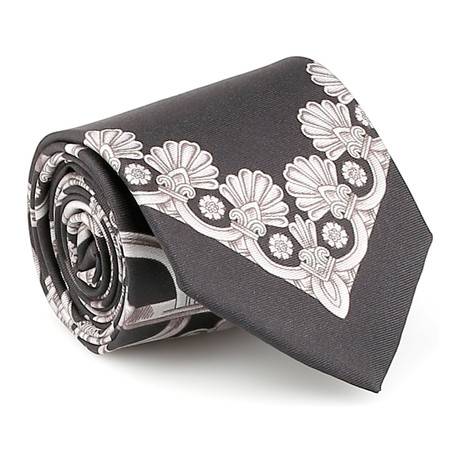 Moses Silk Tie // Black