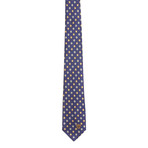 Nikolai Floral Tie // Blue + Gold