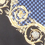 Hercules Houndstooth Tie // Blue