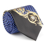 Hercules Houndstooth Tie // Blue