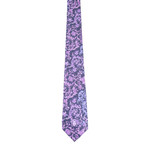 Medusa Silk Tie // Purple