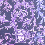 Medusa Silk Tie // Purple