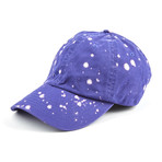 Splatter Dad Hat // Purple