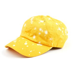 Splatter Dad Hat // Yellow