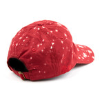 Splatter Dad Hat // Crimson