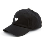 Broken Heart Dad Cap // Black