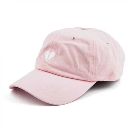 Broken Heart Dad Cap // Pink