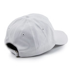 Black Fist Dad Cap // White