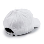 Billfold Dad Cap // White