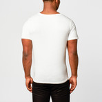 Basic Solid Short-Sleeve Shirt // White // Pack of 2 (XS)