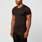 Five Four // Solid Short-Sleeve Shirt // Black // Pack of 2 (M)