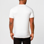 Classy // Solid Short-Sleeve Shirt  // White // Pack of 3 (XS)