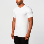 Classy // Solid Short-Sleeve Shirt  // White // Pack of 3 (XS)