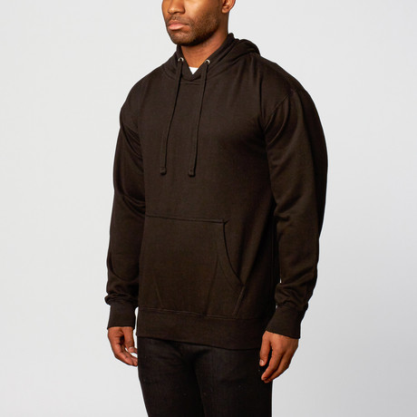 Basic Solid Hoodie // Black (XS)