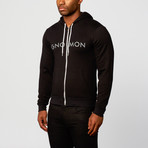 "Gno Mon" Basic Hoodie // Black (S)