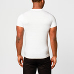 Civil // "Zero, None, Never" Short-Sleeve Shirt // White (S)