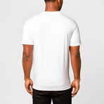 Durkl // "College Arch" Short-Sleeve Shirt // White (XL)