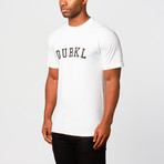 Durkl // "College Arch" Short-Sleeve Shirt // White (M)