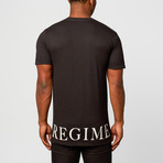 Civil // Regime Short-Sleeve Shirt // Black (XS)