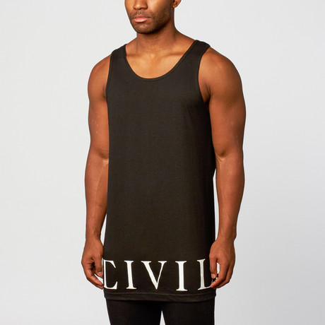 Civil // Regime Tank Top // Black (XS)