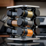 Spice Rack Carousel / Salt + Pepper Set