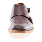 Sherwood Double Monkstrap Derby // Burgundy (US: 7.5)