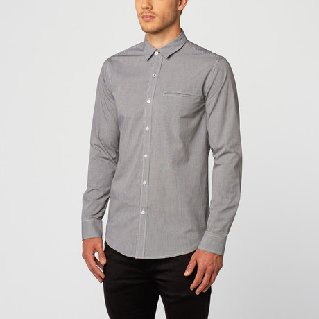 Belmont Button-Down Shirt // Black (S)