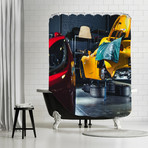 Yellow Car // Shower Curtain