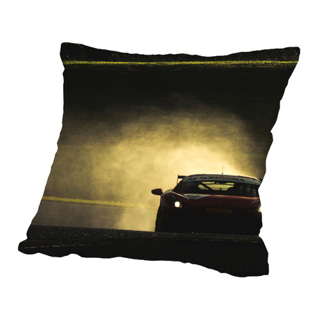 Red Car // Pillow (16"L x 16"W)