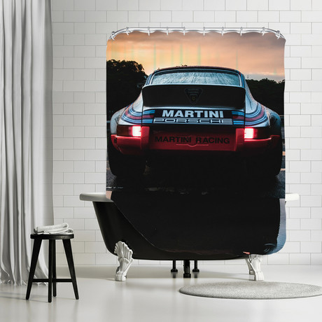 Martini Porsche // Shower Curtain