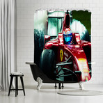 Ferrari Red // Shower Curtain