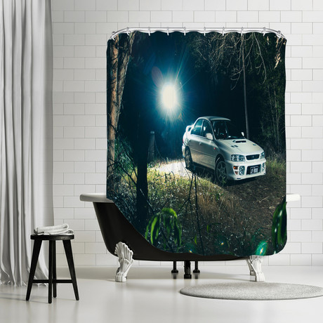 Car White // Shower Curtain