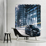 Car Black // Shower Curtain