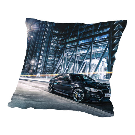 Car Black // Pillow (16"L x 16"W)