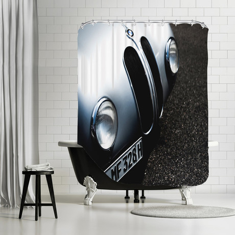 BMW Grey 2 // Shower Curtain