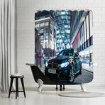 BMW Black // Shower Curtain