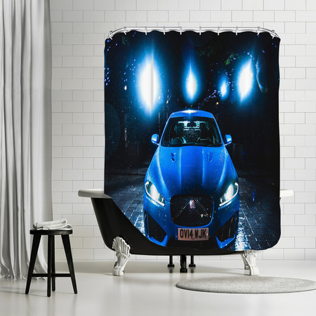 Blue Car 2 // Shower Curtain