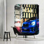 Blue Car // Shower Curtain