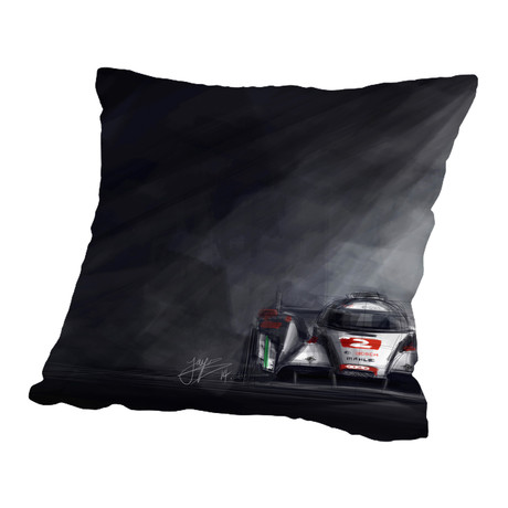 Audi R18 // Pillow (16"L x 16"W)