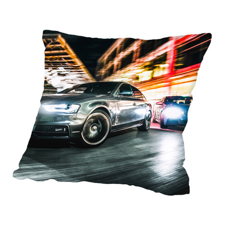 Audi Black // Pillow (16"L x 16"W)