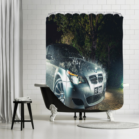 BMW Grey // Shower Curtain