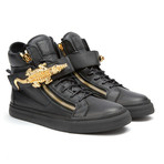 Niccolaio Gold Gator Sneaker // Black (Euro: 39) - Giuseppe Zanotti ...