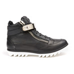 Salvestro Zip-Up Lug Sole // Black (Euro: 39.5)