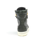 Lodovico Zip-Up High-Top // Bottle Green (Euro: 39)