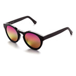 Kiteys // Black + Rainbow Mirror Lens