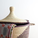 Petite Palm Arrow Basket (Grey)