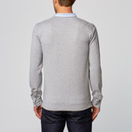 Mock Collar Sport Fit Pullover // Heather Grey (2XL)